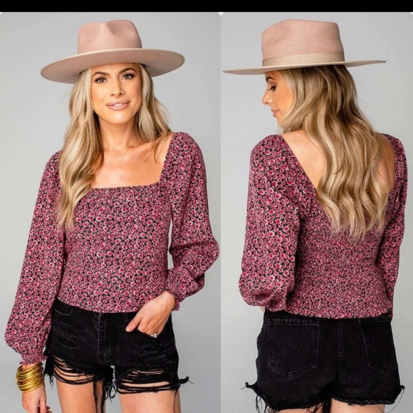 **Buddy Love Smocked Top** - Picture 1 of 5